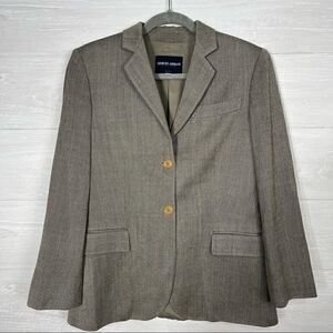 Giorgio Armani Womens Silk/Wool Blazer sz 44 or Large